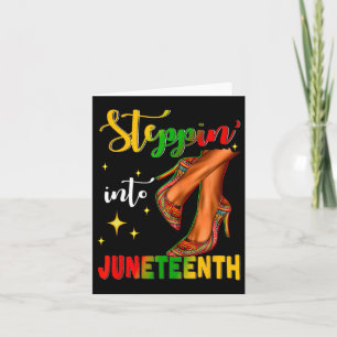 Mit Juneteenth wie meine Vorfahren High He Karte