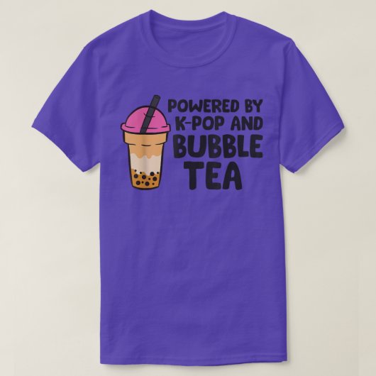 Mit K-Pop und Bubble Tee angetrieben (Design vorne)