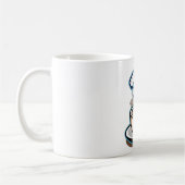 Mit Kaffee gespeist, Wi-Fi verbunden Kaffeetasse (Links)