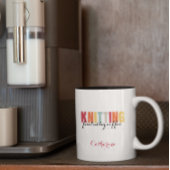 Mit Kaffee gespülte Spülung Zweifarbige Tasse