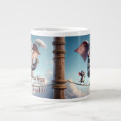 Mit Kaffee ist alles möglich Jumbo-Tasse (Vorderseite)