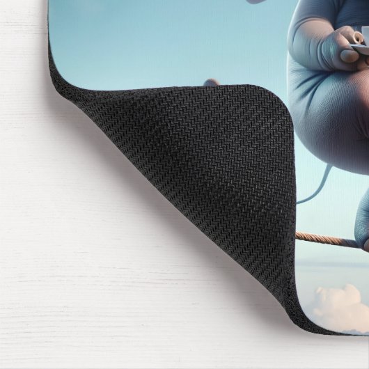 Mit Kaffee ist alles möglich Mousepad (Ecke)