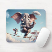 Mit Kaffee ist alles möglich Mousepad (Mit Mouse)