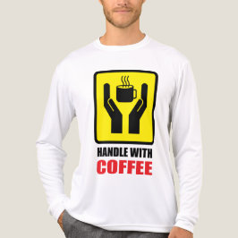 Mit Kaffee umgehen Tri-Blend Shirt