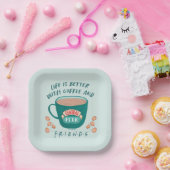 Mit Kaffee und FRIENDS™ ist das Leben besser Pappteller (Party)