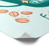 Mit Kaffee und FRIENDS™ ist das Leben besser Poster (Ecke)