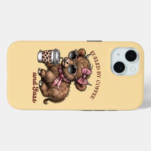 Mit Kaffee und Salz gespeist Case-Mate iPhone Hülle (Rückseite (Horizontal))