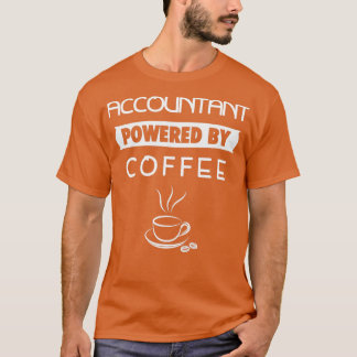 Mit Kaffee versorgt T-Shirt