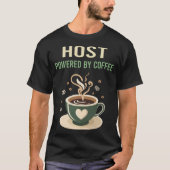 Mit Kaffeehaus versorgt T-Shirt (Vorderseite)