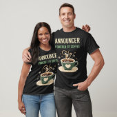 Mit Kaffeekünstler T-Shirt (Unisex)