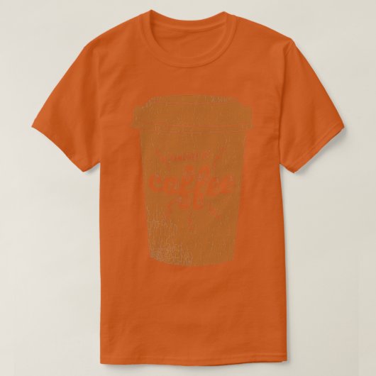 Mit Kaffeepapier gespeist 2 T-Shirt (Design vorne)