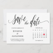 mit Kalenderkarte Einladung (Vorderseite)