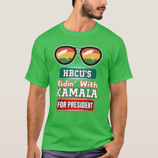 Mit Kamala fahren HBCUs vereint für den Sieg 2024  T-Shirt
