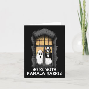 Mit Kamala Harris Funny Halloween Wahlen Beängstig Karte