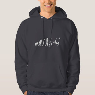 Mit Kapuze Fußballspieler Evolution von Fußball Hoodie