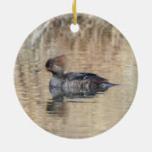 Mit Kapuze Merganser Keramikornament (Hinten)