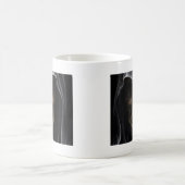 Mit Kapuze Schädel - grimmiger Sensenmann Kaffeetasse (Mittel)