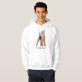 Mit Kapuze Sweatshirt Airedales Terrier (Vorne ganz)