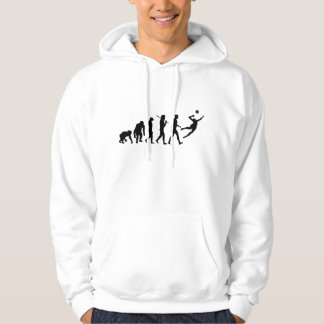 Mit Kapuze Sweatshirt des Volleyball
