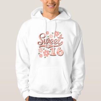 Mit Kapuze Sweatshirt hübsches Blumenblatt-16.