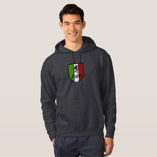 Mit Kapuze Sweatshirt Italiens (Vorne ganz)