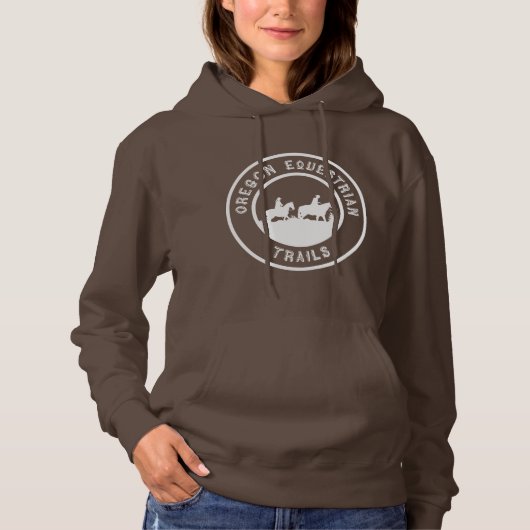 Mit Kapuze Sweatshirt mit Größengleichlogo (Vorderseite)