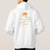 Mit Kapuze Sweatshirt (Vorderansicht) (Rückseite)