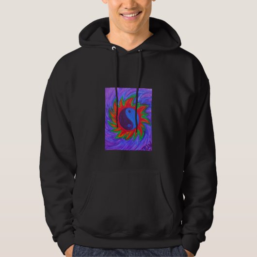 Mit Kapuze Sweatshirt - yin u. (Vorderseite)