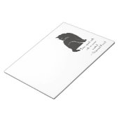 Mit Katzen verbrauchte Zeit ist nie verschwendet k Notizblock (angewinkelt)