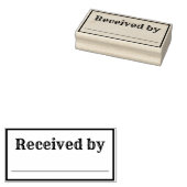 mit Kautschuk-Briefmarke erhalten Gummistempel (Stempel)