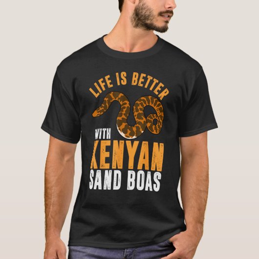 Mit Kenyan Sand Boas Snake Eigentümer 1 T-Shirt (Vorderseite)