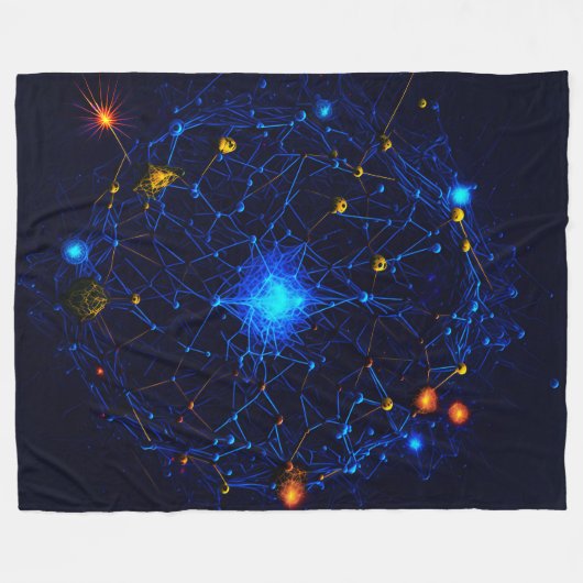 mit KI verbunden Fleecedecke (Vorderseite (Horizontal))