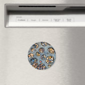Mit Kieselsteinen gefüllte Löcher, CA Magnet (In Situ (Geschirrspüler))