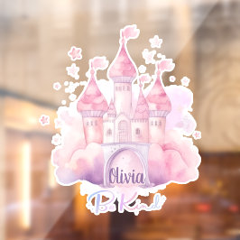 Mit Kind Palace anpassbar sein Fensteraufkleber