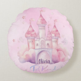 Mit Kind Palace benutzerdefinierbar Rundes Kissen