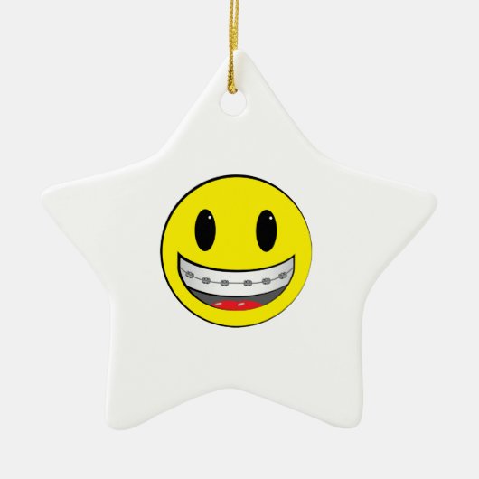 mit Klammern Keramik Ornament (Vorne)