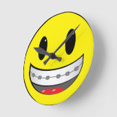 mit Klammern Runde Wanduhr (Winkel)