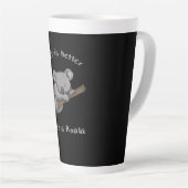 Mit Koala ist das Leben besser Milchtasse (Rechte Ecke)