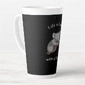 Mit Koala ist das Leben besser Milchtasse (Linke Ecke)
