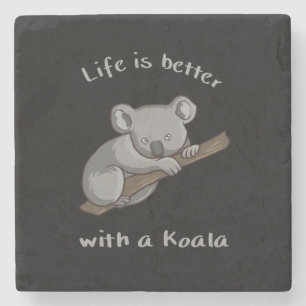 Mit Koala ist das Leben besser Steinuntersetzer