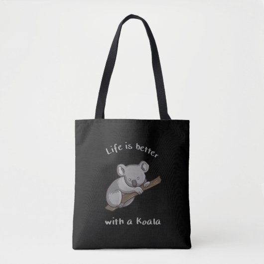 Mit Koala ist das Leben besser Tasche (Vorderseite)