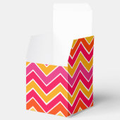 Mit Komplimenten Zickzack rote Probe Geschenkboxen Geschenkschachtel (Geöffnet)