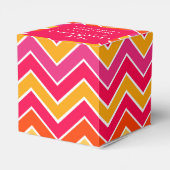 Mit Komplimenten Zickzack rote Probe Geschenkboxen Geschenkschachtel (Rückseite)