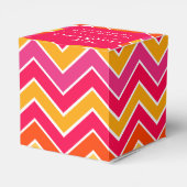 Mit Komplimenten Zickzack rote Probe Geschenkboxen Geschenkschachtel (Rückseite)