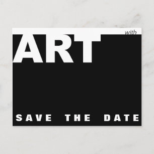 Mit Kunst-kundengerechtem Geburtstag Save the Date Ankündigungspostkarte