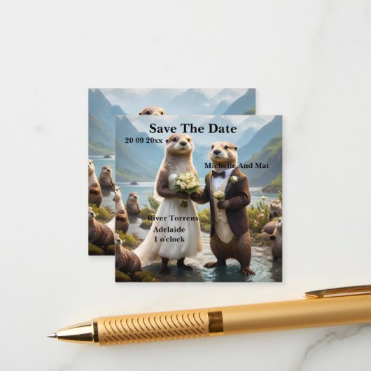 **"Mit Kuss verplombt"*** Begleitkarte (Vorderseite/Rückseite Beispiel)