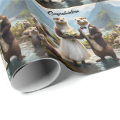 **"Mit Kuss verplombt"*** Geschenkpapier (Rolleneckpunkt)