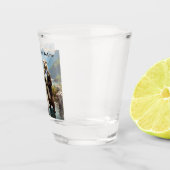 **"Mit Kuss verplombt"*** Schnapsglas (Rechts)