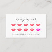 mit Kuss versiegelt | Beauty Loyalty Treuekarte (Vorderseite)