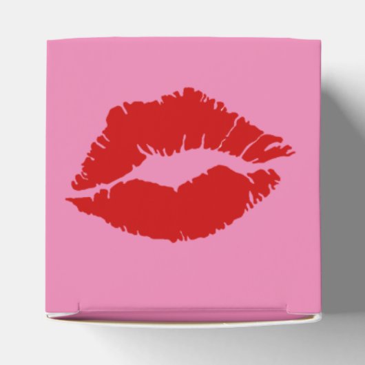 "mit Kuss versiegelt" Geschenkschachtel (Oben)